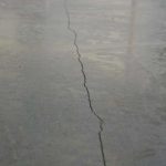 concrete slab crack