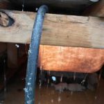 water leak under the house
