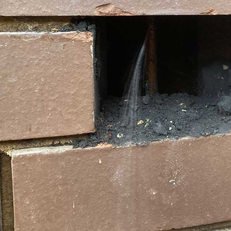 how to detect pinhole leaks in copper pipe